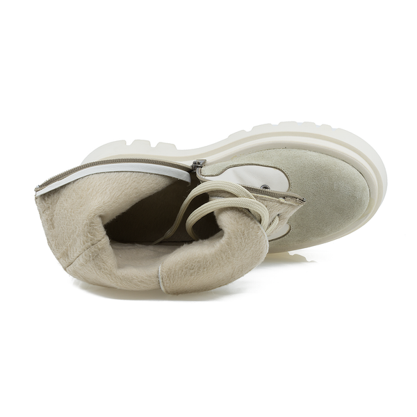Ghete Dama, Caspian, Cas-Emi, Casual, Piele naturala, Bej