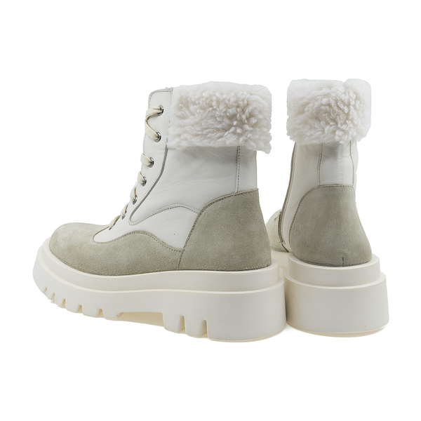 Ghete Dama, Caspian, Cas-Emi, Casual, Piele naturala, Bej