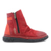 Ghete dama, Caspian, Cas-FE10, casual, piele nabuc, rosu