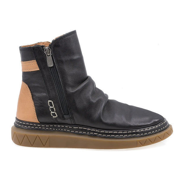 Ghete Dama, FE10(02-06), Casual, Piele Naturala, Negru