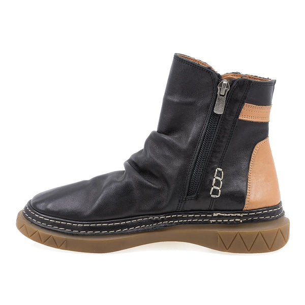 Ghete Dama, FE10(02-06), Casual, Piele Naturala, Negru