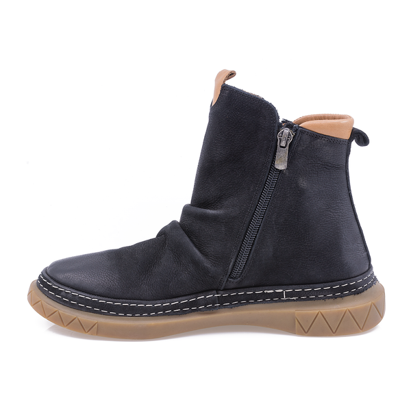 Ghete Dama, Caspian, Cas-FE12-210-02, Casual, Piele Nabuc, Negru