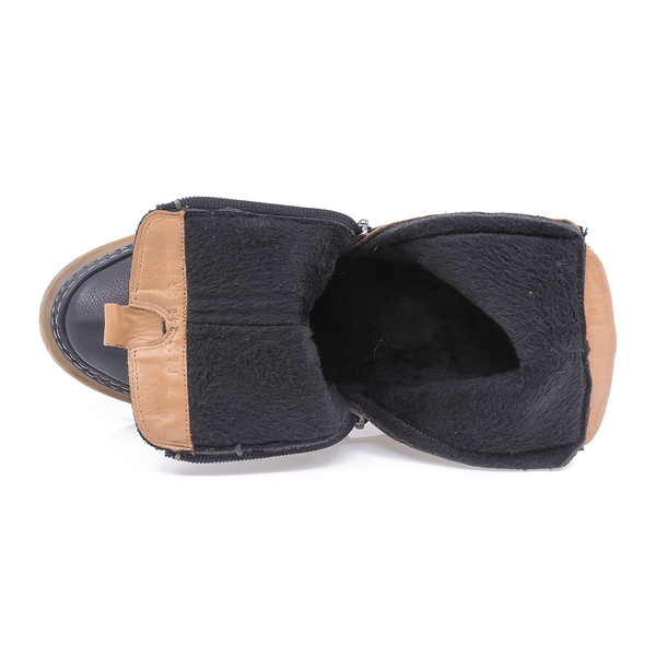 Ghete Dama, Caspian, Cas-FE12-210-02, Casual, Piele Nabuc, Negru