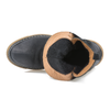 Ghete dama, Caspian, Cas-FE14-210-209, casual, piele nabuc, negru
