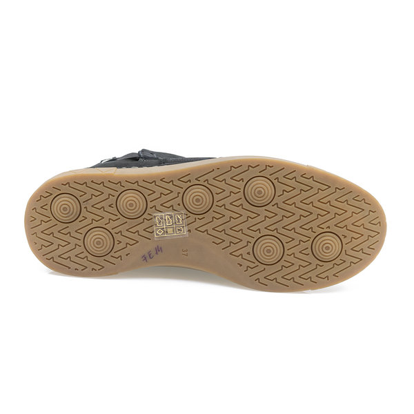 Ghete dama, Caspian, Cas-FE14-210-209, casual, piele nabuc, negru