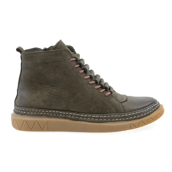 Ghete Dama, FE15, Casual, Piele Nabuc, Kaki