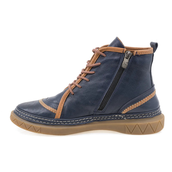 Ghete Dama, FE17(04-06), Casual, Piele Naturala, Albastru