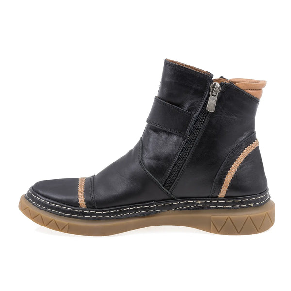 Ghete Dama, FE6(02-06), Casual, Piele Naturala, Negru