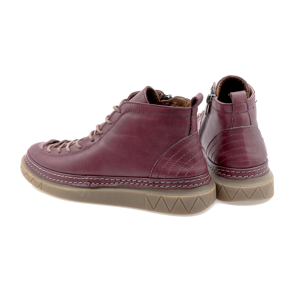 Ghete Dama, Caspian, Cas-FE8-126, Casual, Piele Naturala, Bordo