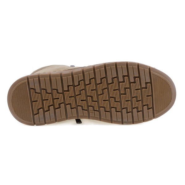 Ghete Dama, Felicia, Casual, Piele Intoarsa, Capuccino