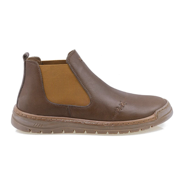 Ghete Dama, Gabi, Casual, Piele Naturala, Maro