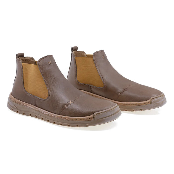 Ghete Dama, Gabi, Casual, Piele Naturala, Maro