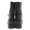 Ghete dama, Caspian, Cas-Katia, casual, piele naturala, negru