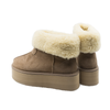 Ghete Dama, Caspian, Cas-Mira, Casual, Piele naturala nabuc, Maro