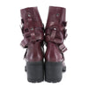 Ghete dama, Caspian, Cas-Natasha, casual, piele naturala, bordo