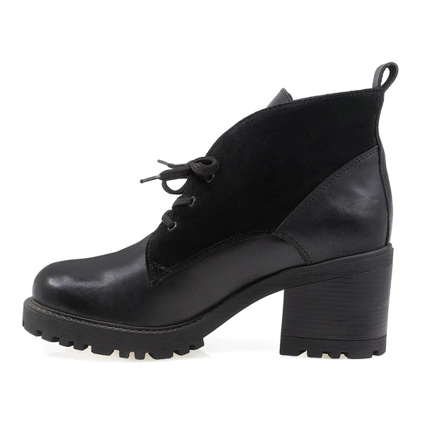 Ghete Dama, Neida, Casual, Piele Naturala, Negru