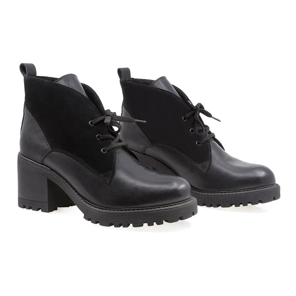 Ghete Dama, Neida, Casual, Piele Naturala, Negru