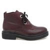 Ghete Dama, Sofia, Casual, Piele Naturala, Bordo