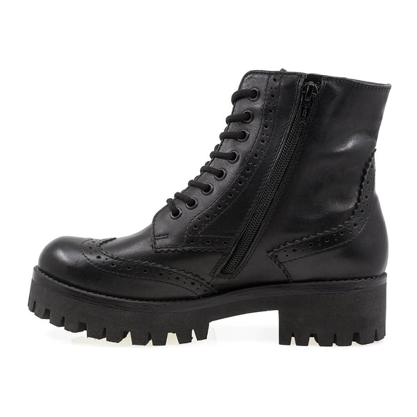 Ghete Dama, Spice, Casual, Piele Naturala, Negru