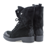Ghete Dama, Caspian, Cas-Tina, Casual, Piele Intoarsa, Negru