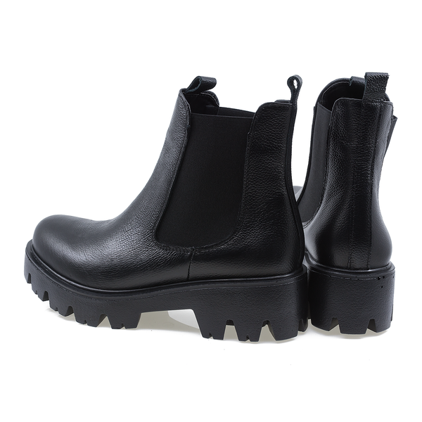 Ghete Dama, Caspian, Cas-Evelin, Casual, Piele Naturala, Negru