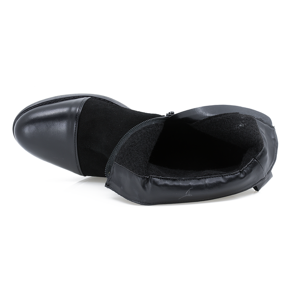 Ghete Dama, Caspian, Cas-Fizz, Casual, Piele Intoarsa, Negru