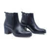 Ghete Dama, Model H13, Casual, Piele Naturala, Negru