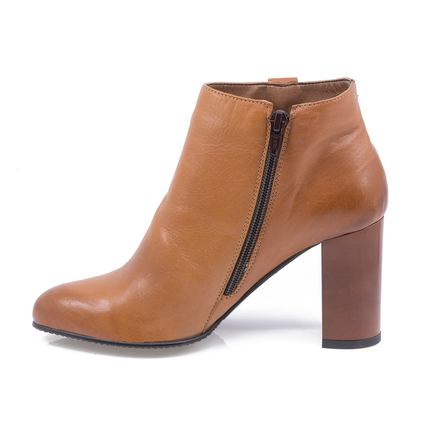 Ghete Dama, Miu, Miu-736C, Elegante, Piele Naturala, Coniac