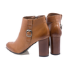 Ghete Dama, Miu, Miu-736C, Elegante, Piele Naturala, Coniac