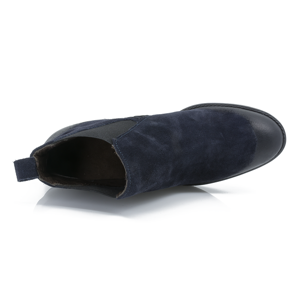 Ghete dama, MIU-AMIRA, casual, piele intoarsa,bleumarin