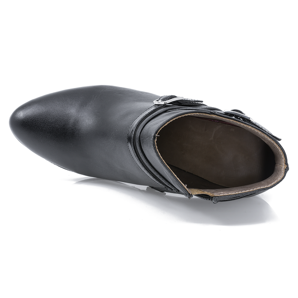 Ghete Dama, Miu-313, Elegant, Piele Naturala, Negru