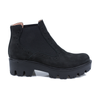Ghete Dama, Romana, Rom-Puebla, Casual, Piele Nabuc, Negru