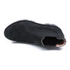 Ghete Dama, Romana, Rom-Puebla, Casual, Piele Nabuc, Negru