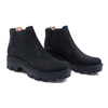 Ghete Dama, Romana, Rom-Puebla, Casual, Piele Nabuc, Negru