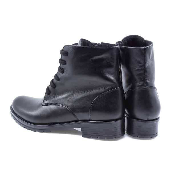 Ghete Dama, Romana, Rom-Samaria, Casual, Piele Naturala, Negru