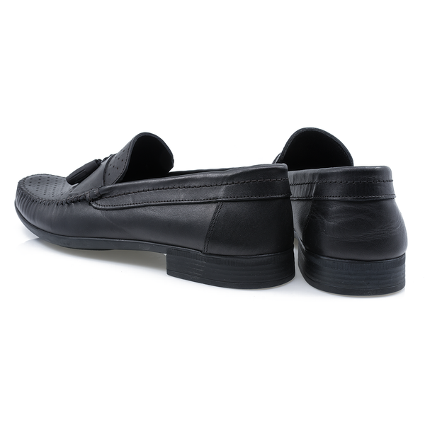 Pantofi Barbati, Caspian, Cas-690-P, Casual, Piele naturala, Negru