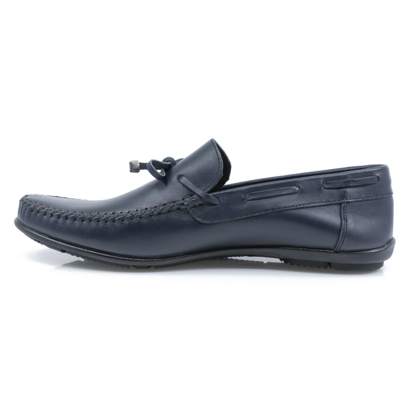 Pantofi Barbati, Caspian, Cas-695, Casual, Piele naturala, Bleumarin