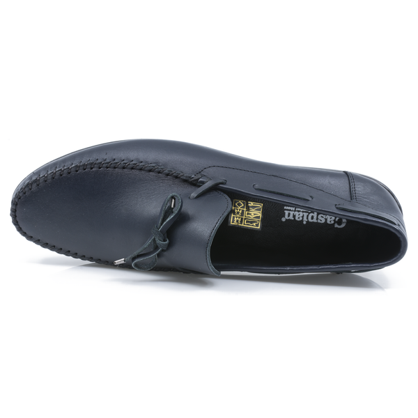 Pantofi Barbati, Caspian, Cas-695, Casual, Piele naturala, Bleumarin