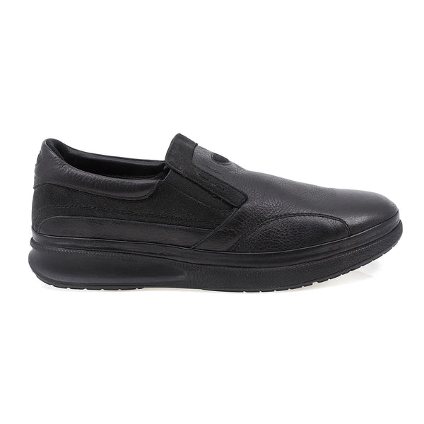 Pantofi Barbati, 506, Casual, Piele Naturala, Negru