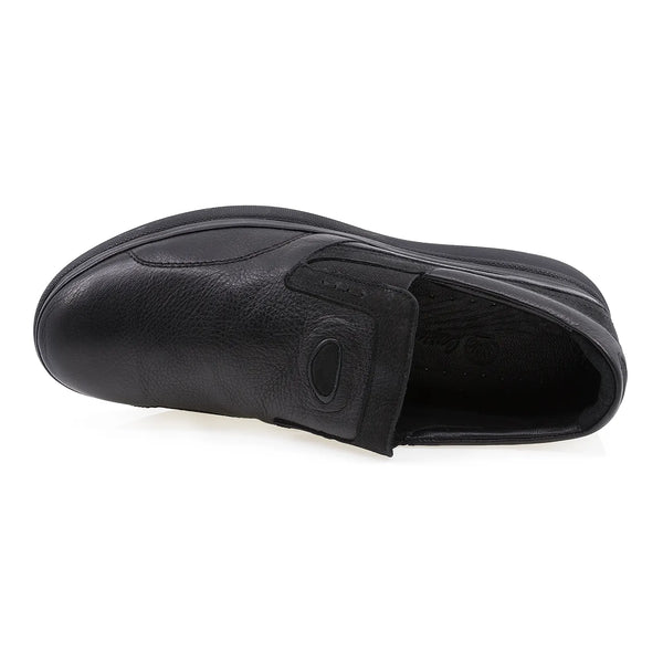 Pantofi Barbati, 506, Casual, Piele Naturala, Negru