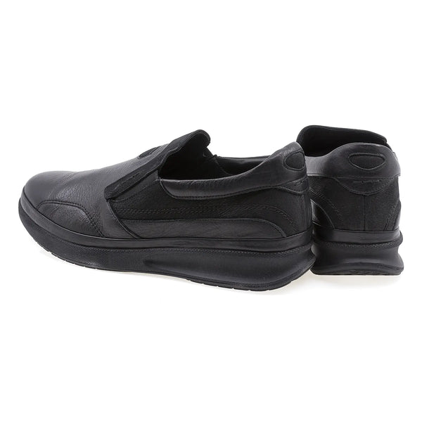 Pantofi Barbati, 506, Casual, Piele Naturala, Negru