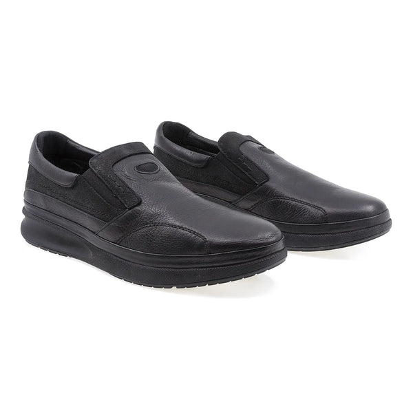 Pantofi Barbati, 506, Casual, Piele Naturala, Negru