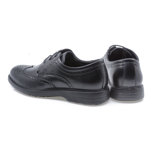 Pantofi barbati, Eldemas, Eld-1D7375, Eleganti, Piele naturala box, Negru