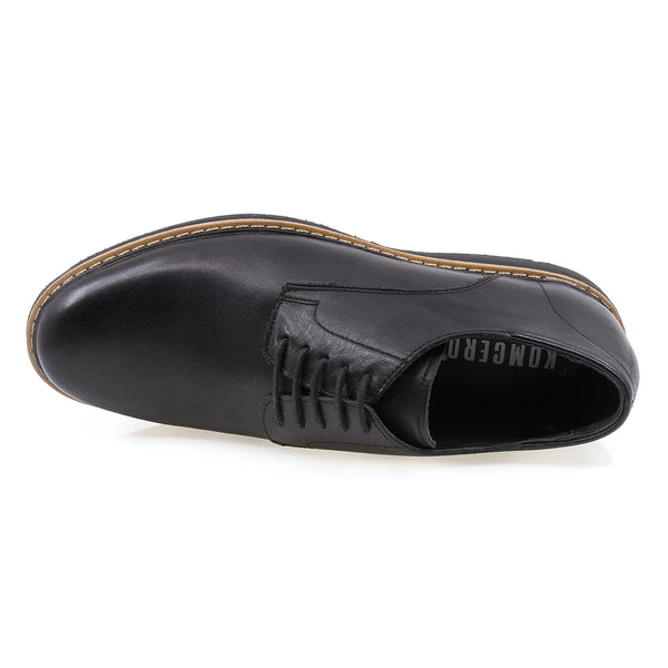 Pantofi Barbati,  Komcero, Kom  6691, Casual, Piele Naturala, Negru