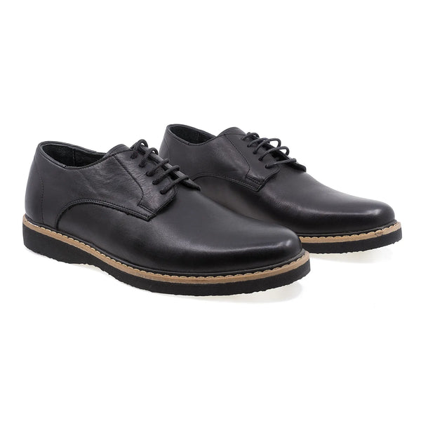 Pantofi Barbati,  Komcero, Kom  6691, Casual, Piele Naturala, Negru
