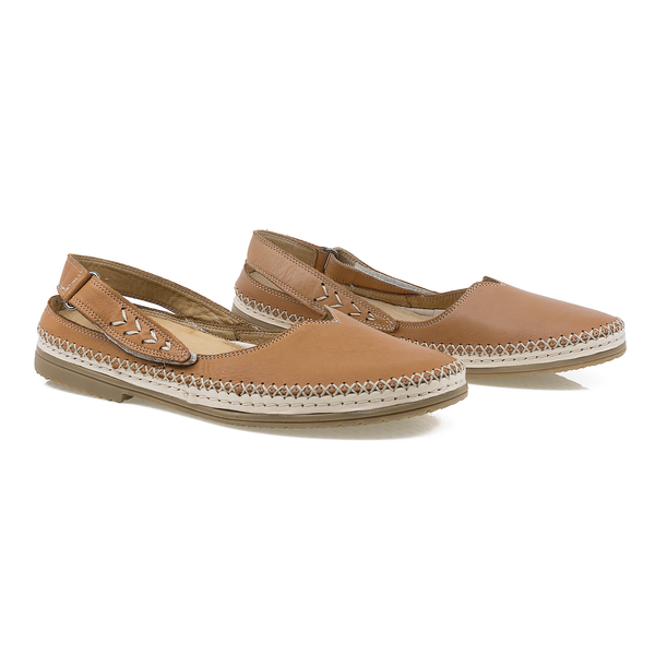 Pantofi  Dama, Anna Viotti, Ann-111-102, Casual, Piele Naturala, Coniac