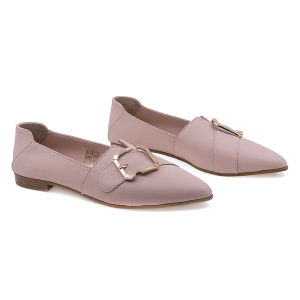 Pantofi-dama-Caspian-Cas-25233-0985-casual-piele-naturala-pudra-nouamoda.ro