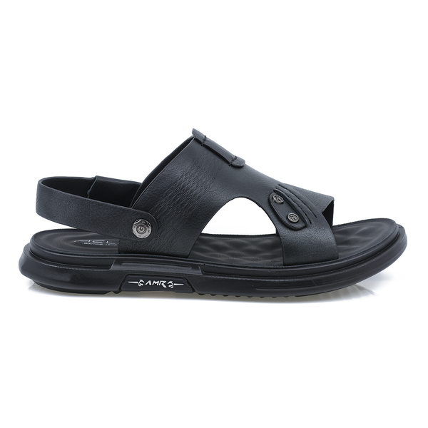 Sandale-barbati-MELS-MEL-6055-casual-piele-naturala-negru-nouamoda.ro-1