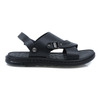 Sandale-barbati-MELS-MEL-J21-casual-piele-naturala-negru-nouamoda.ro-1
