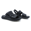 Sandale-barbati-MELS-MEL-J23-casual-piele-naturala-negru-nouamoda.ro